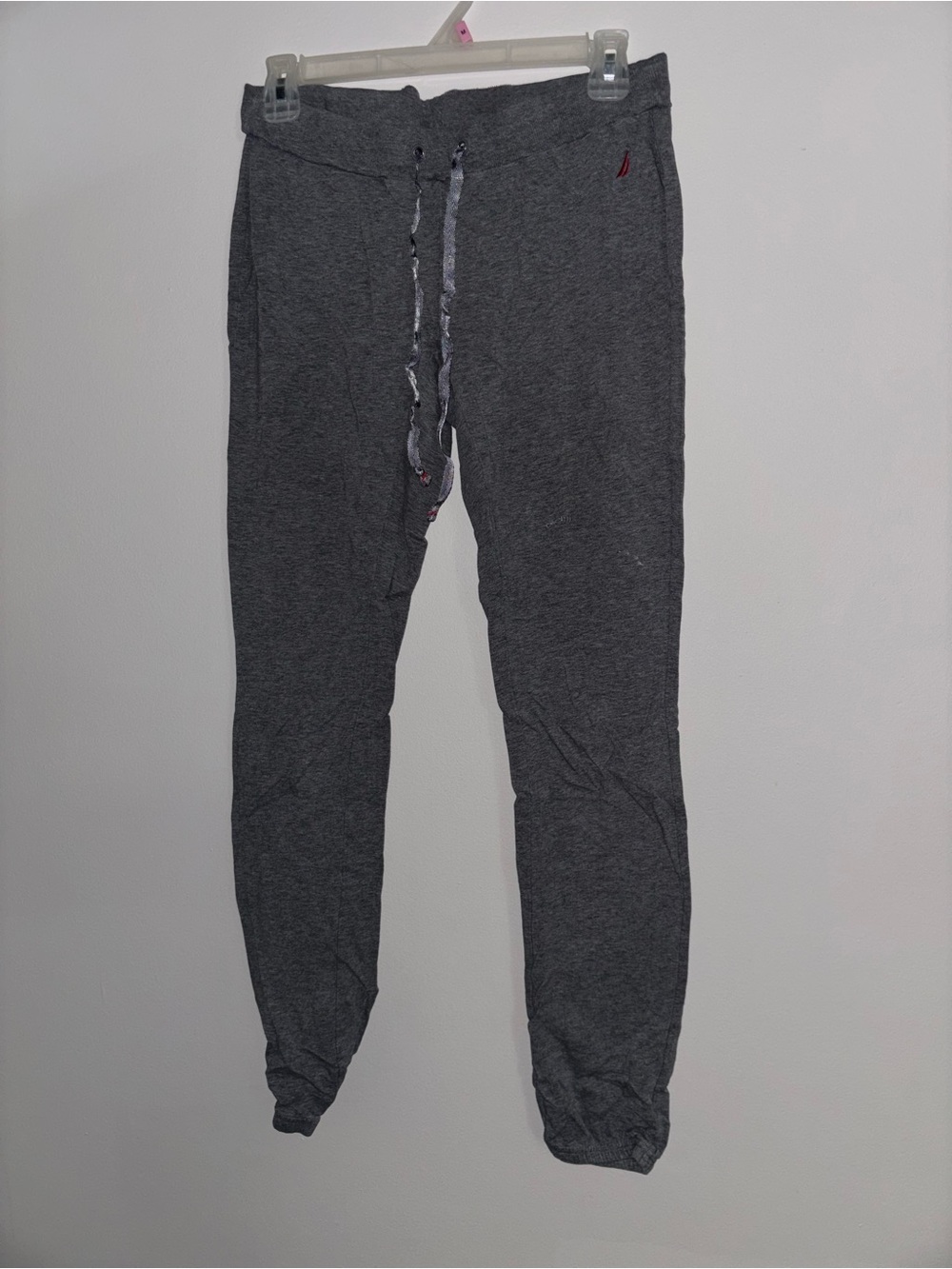 Nautica Charcoal Gray Drawstring Jogger Sweatpants